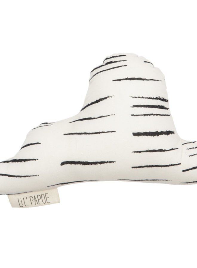 Lil' Papoe - Rattle Cloud - Stripes Black & White