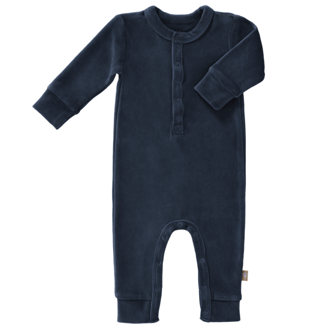 Fresk - Pyjama Velours zonder voet - Indigo