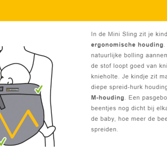 Minimonkey - Mini Sling White