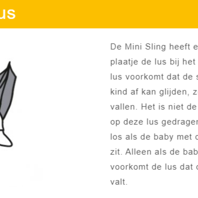 Minimonkey - Mini Sling White