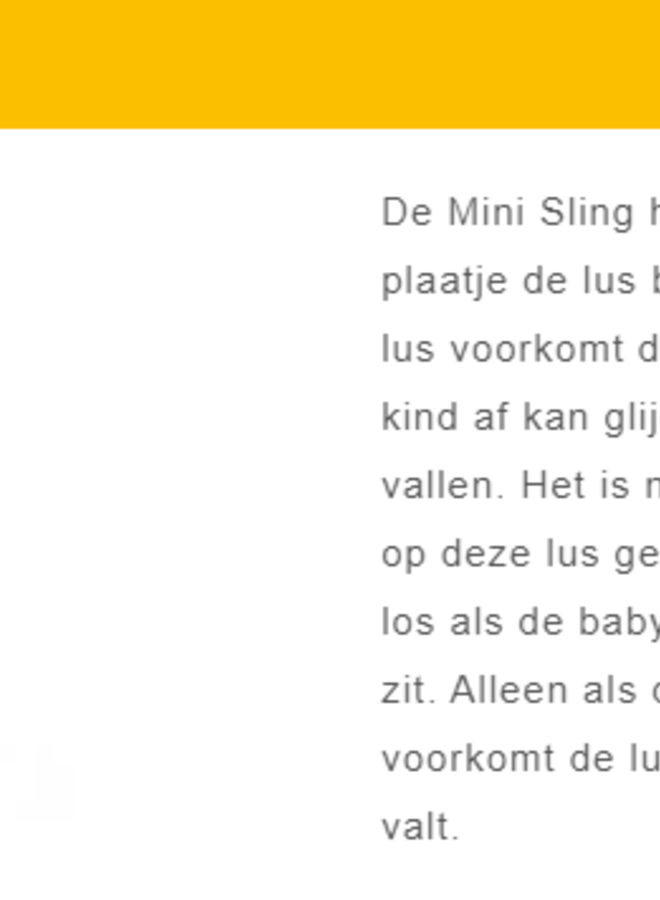 Minimonkey - Mini Sling Grey
