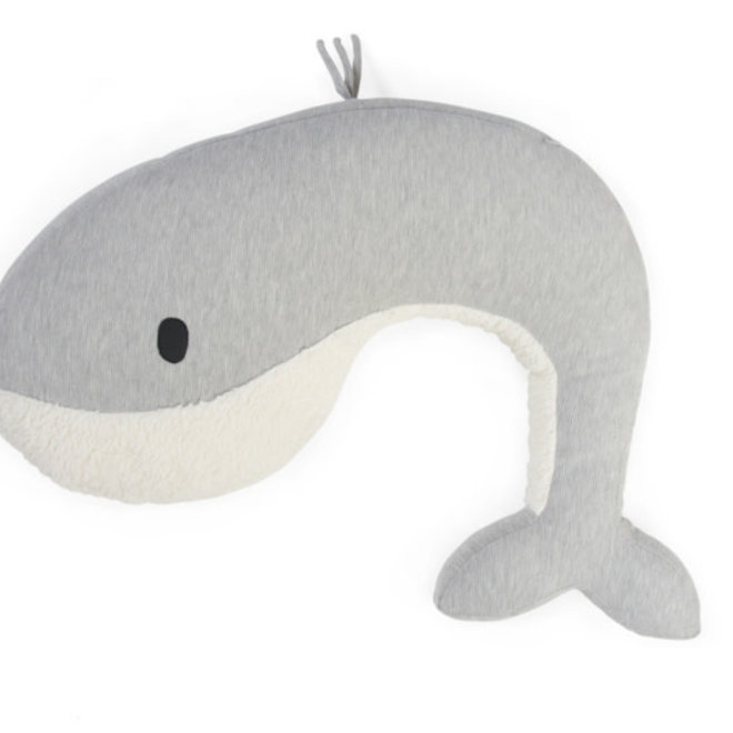 Nanami - Feeding Pillow Whale Momo Grey