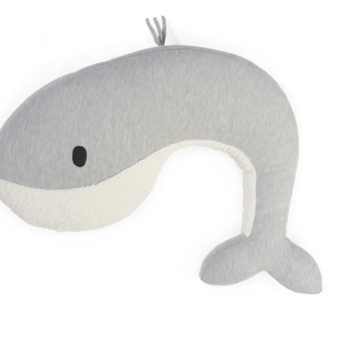 Nanami - Voedingskussen Whale Momo Grey