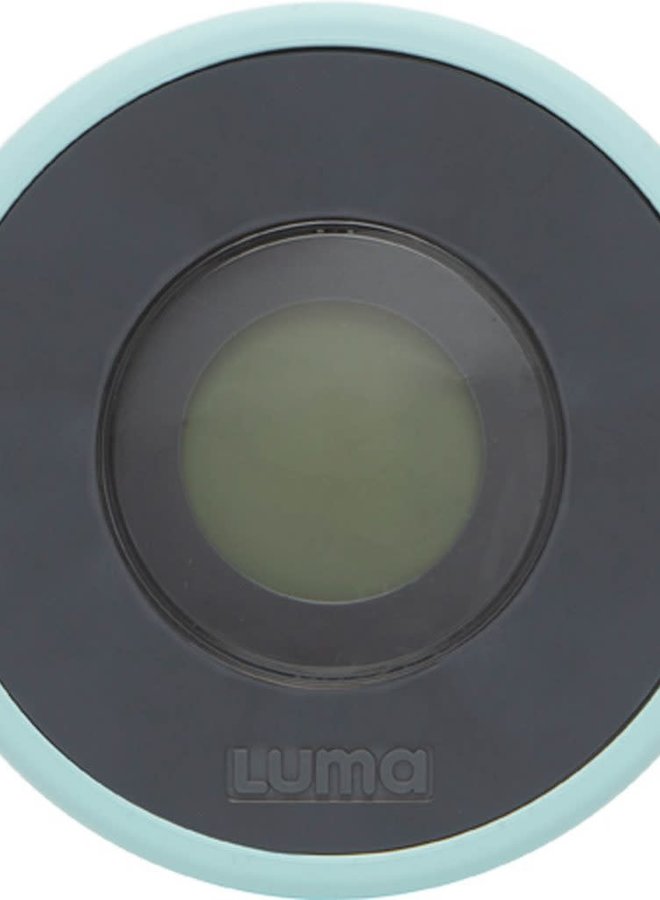 Luma - Digitale badthermometer Silt Green