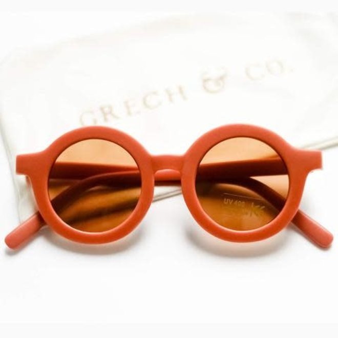Grech & Co - Sustainable Kids Sunglasses - Rust