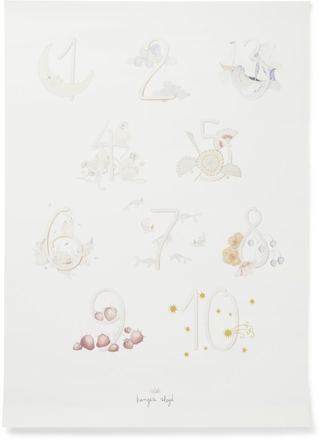Konges Slojd - Number Poster