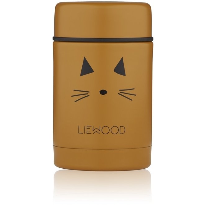 Liewood - Nadja Food Jar - Cat Mustard