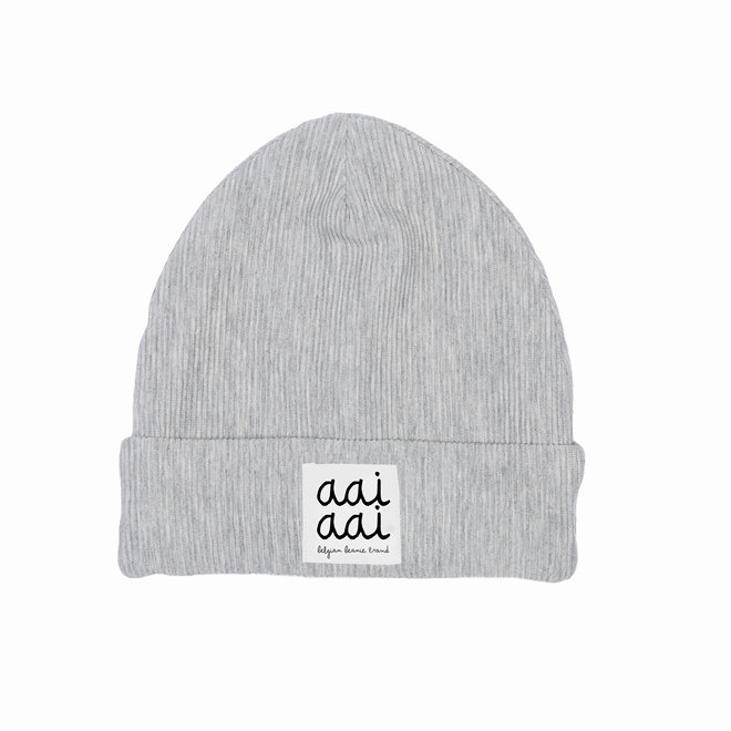 Aai Aai - Rib Beanie Grey