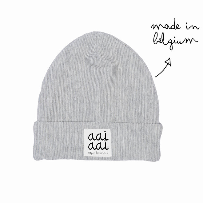 Aai Aai - Rib Beanie Grey