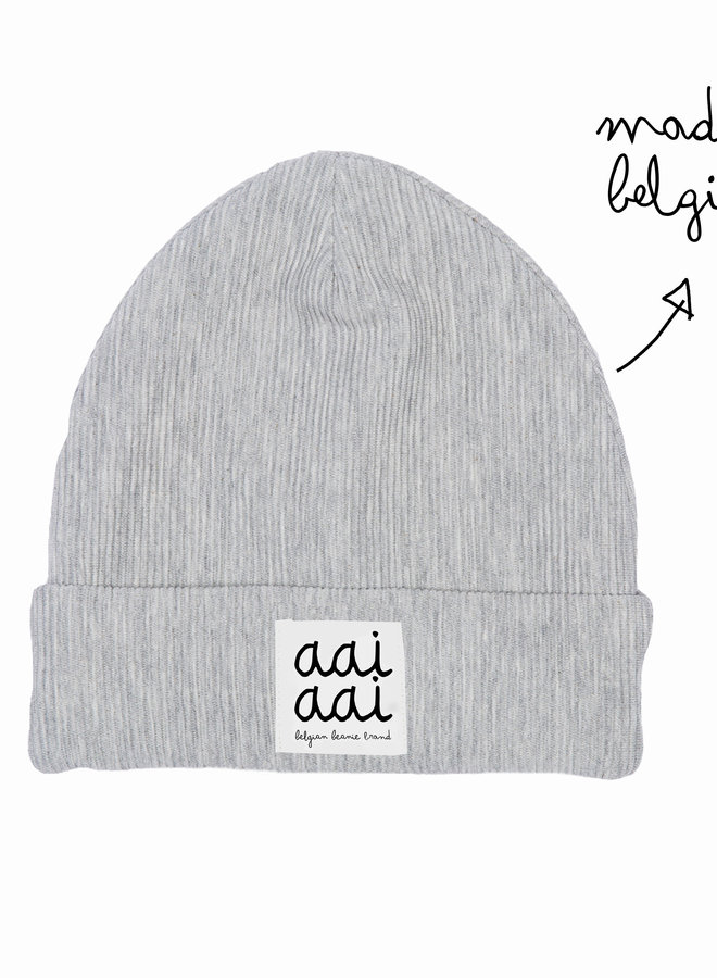 Aai Aai - Rib Beanie Grey