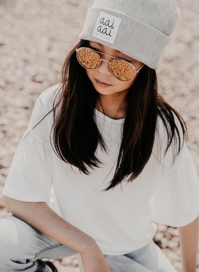 Aai Aai - Rib Beanie Grey