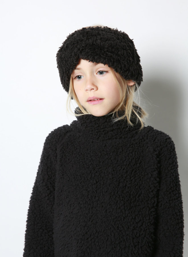 Cos I Said So - Turtle Neck Dress - Sherpa