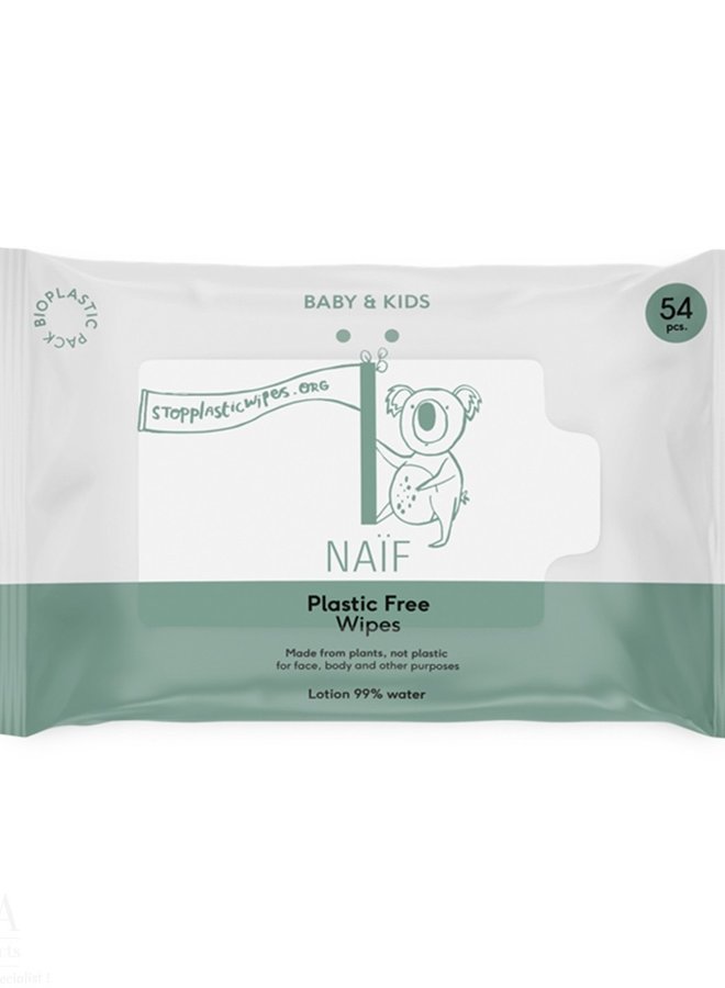 Naïf - Baby & Kids - Plastic Free Wipes