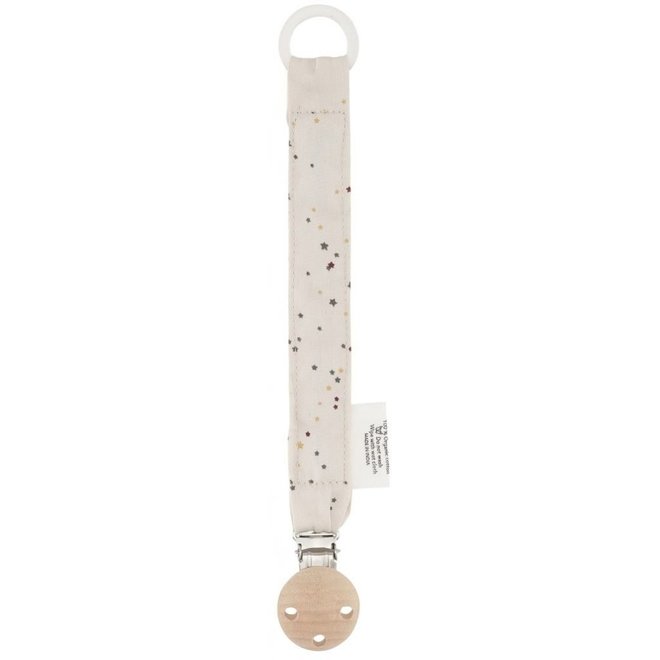 Copy of Konges Slojd - Pacifier Strap Cotton - Sea Shell Storm