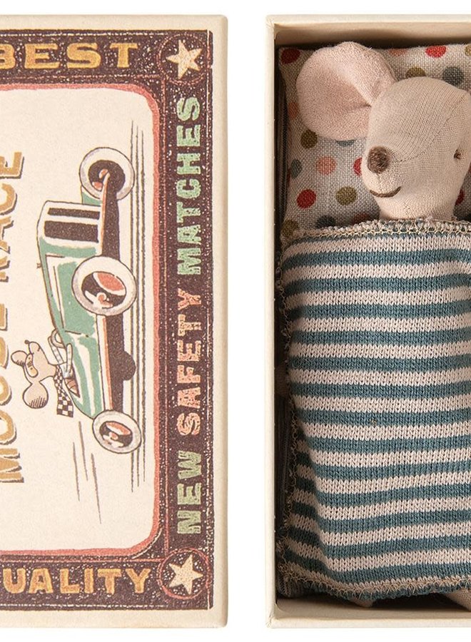 Maileg - Big Brother mouse in matchbox