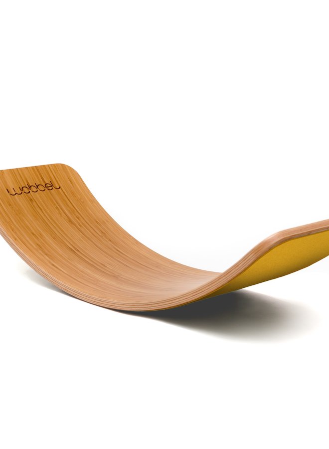 Wobbel Original Bamboe Filt Mosterd
