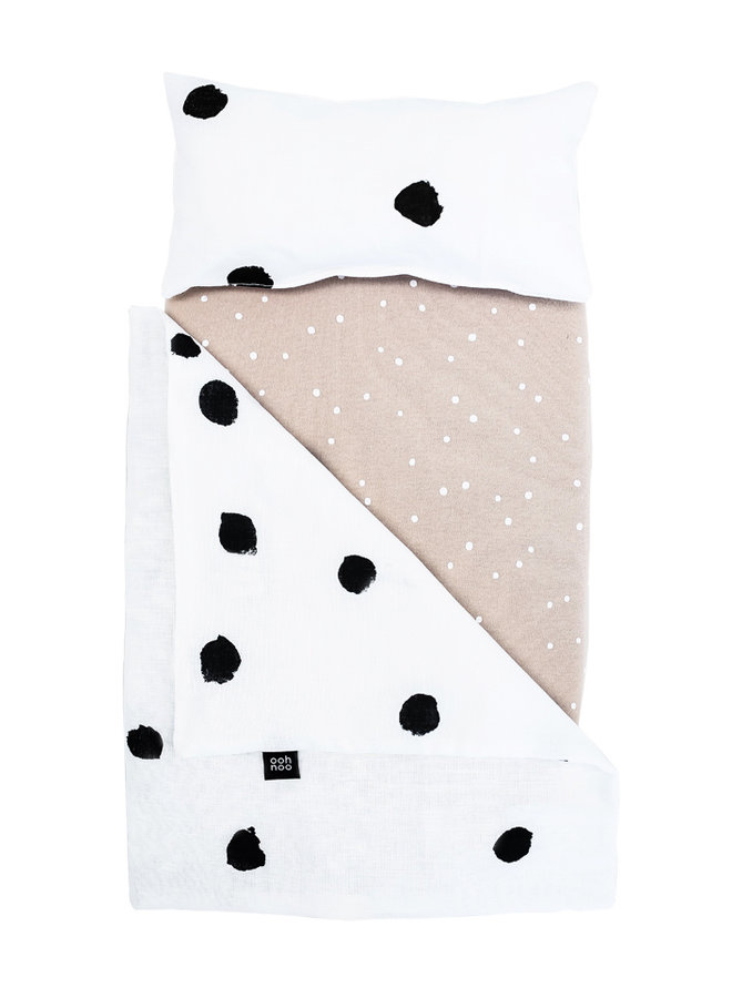 Ooh Noo - Dolly Cot - Bedding Set - Ladybird