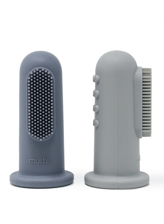 Mushie - Vinger tandenborstel - Tradewinds & stone