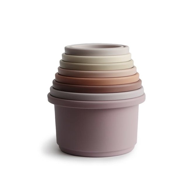 Mushie - Stacking Cups Pastel