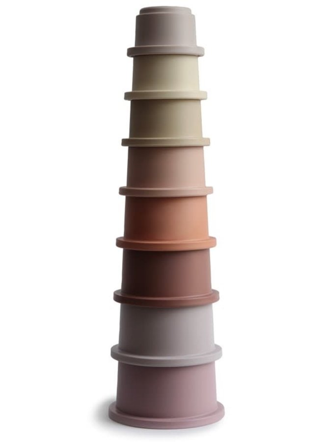 Mushie - Stacking Cups Pastel