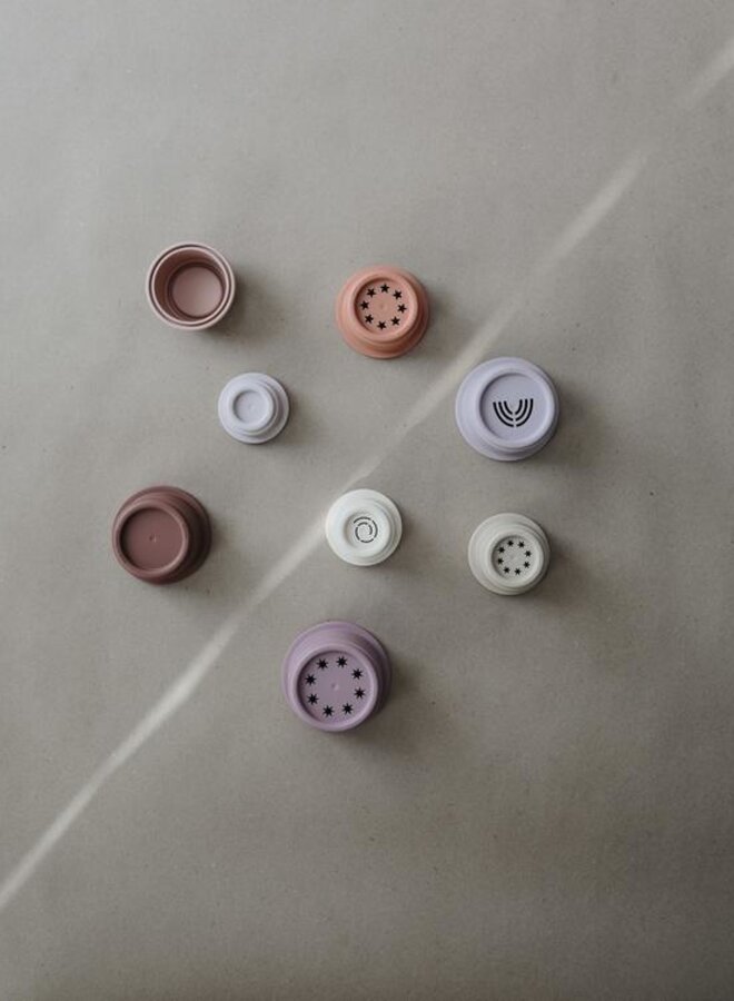 Mushie - Stacking Cups Pastel