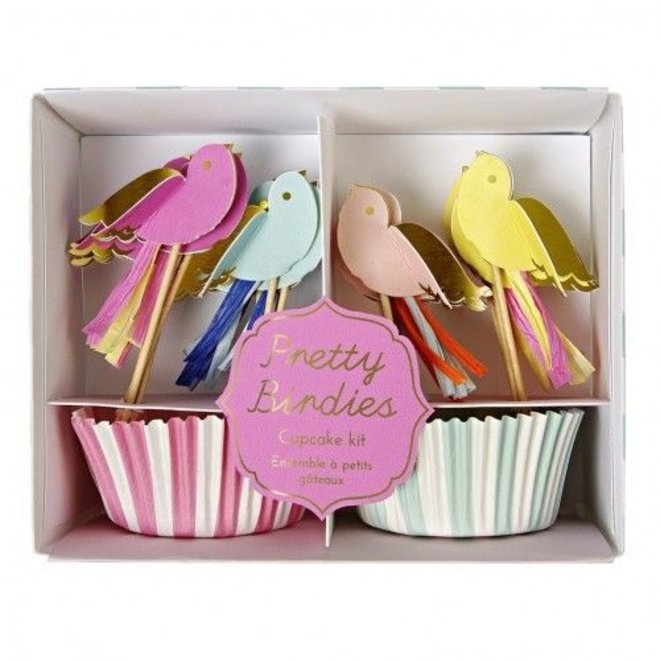 Pretty Birdies cupcake