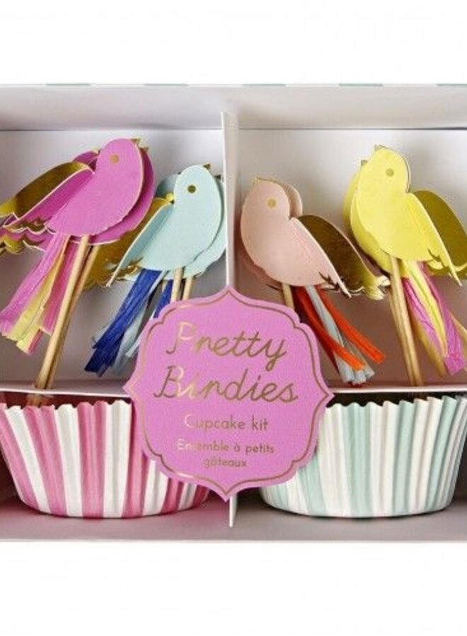 Pretty Birdies cupcake