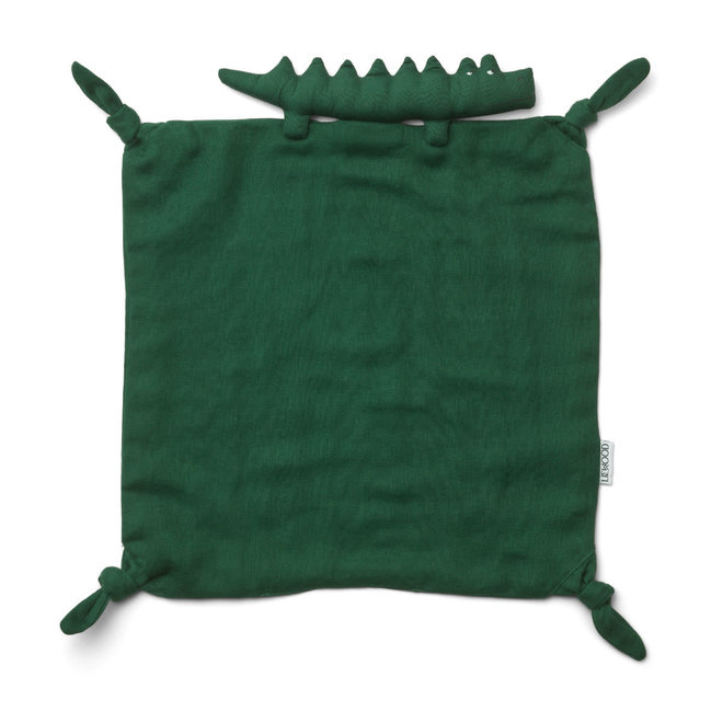 Liewood - Agnete cuddle cloth - Crocodile garden green