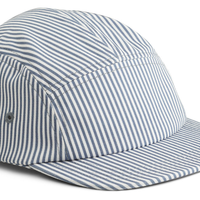 Liewood - Rory cap - Stripe Blue Wave / Creme de la creme