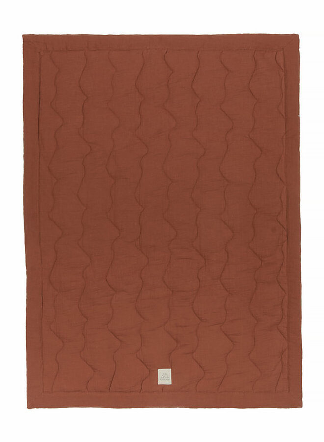 Copy of Nanami - Baby stepped plaid 100 x 75 Naturel