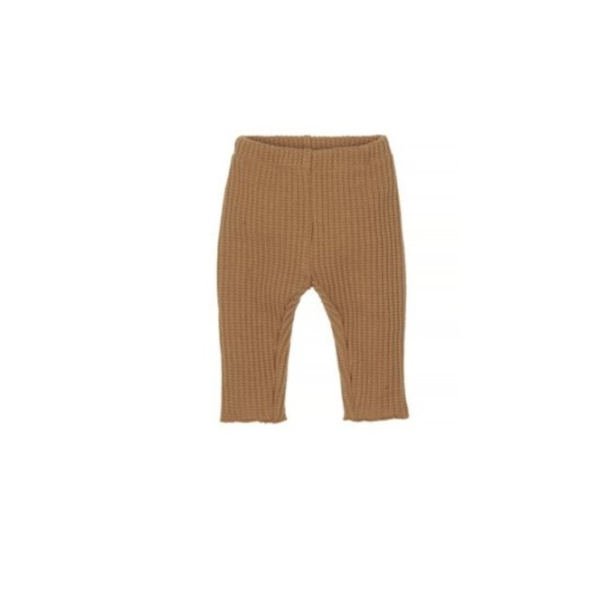 Nanami - Baby knit rib pants sand