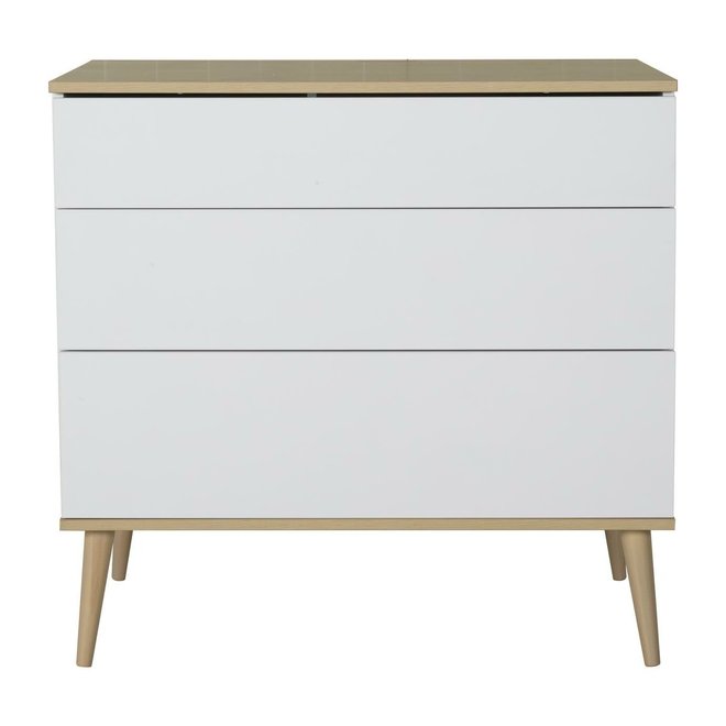 Flow Commode - White & Oak