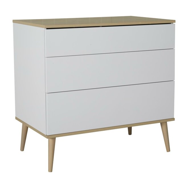 Flow Commode - White & Oak