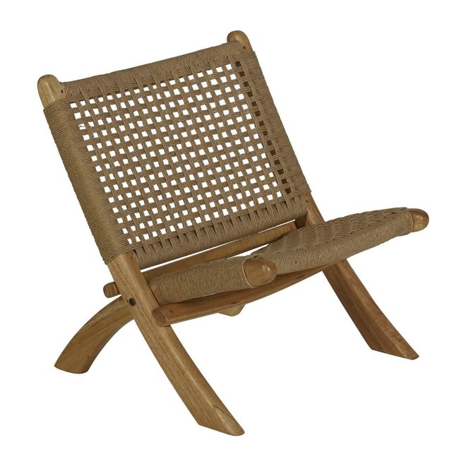 Folding Kids Chair Loom Rope