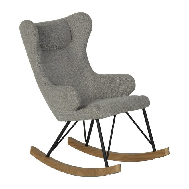 Rocking Kids Chair - Sand Grey