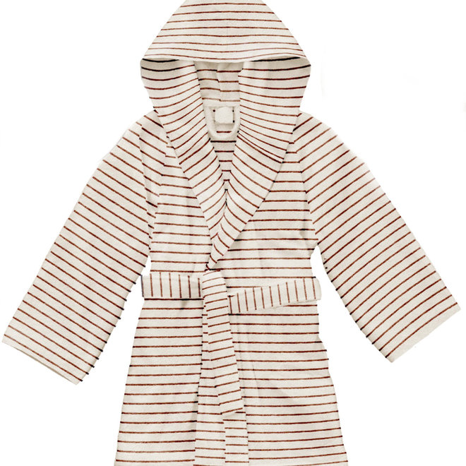 Konges Slojd - Bathrobe Striped Biscuit