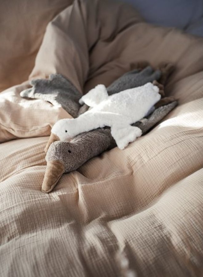 Senger - Cuddly animal Goose large - Grey (Vegan)