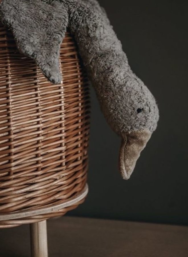 Senger - Cuddly animal Goose large - Grey (Vegan)