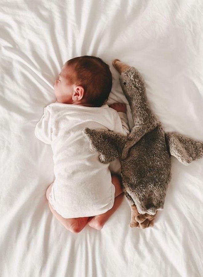 Senger - Cuddly animal Goose large - Grey (Vegan)