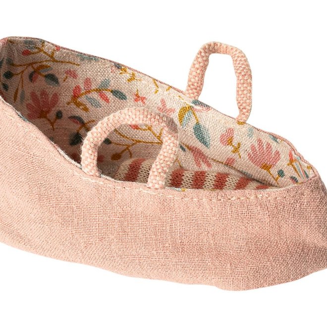 Maileg - Carry Cot - Misty Rose