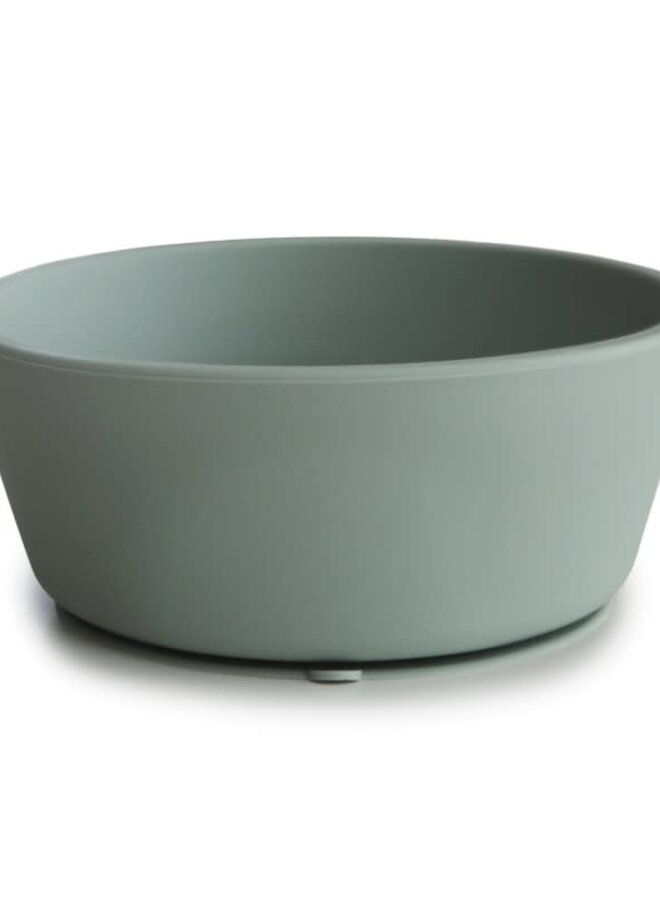 Mushie - Silicone suction bowl - Cambridge Blue