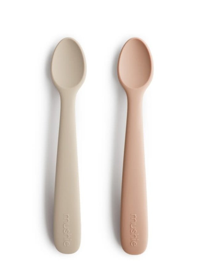 Mushie - Baby spoon - Blush / Shifting sand
