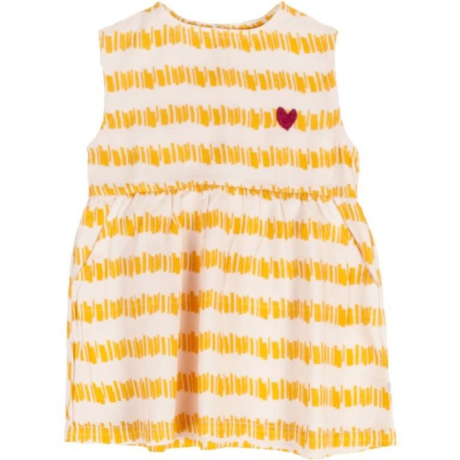 Bla Bla Bla - Dress Soft rose with wild stripes