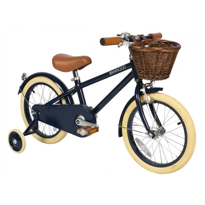 Banwood - Classic Bike Navy  (incl. zijwielen)