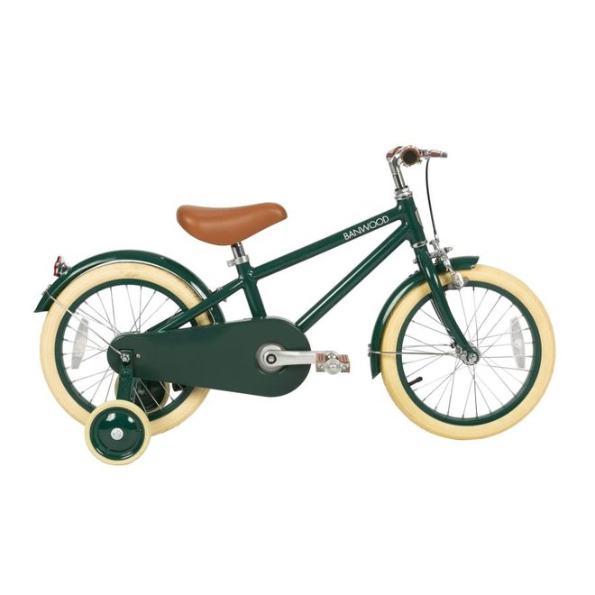 Banwood - Classic Bike Green (incl. zijwielen)