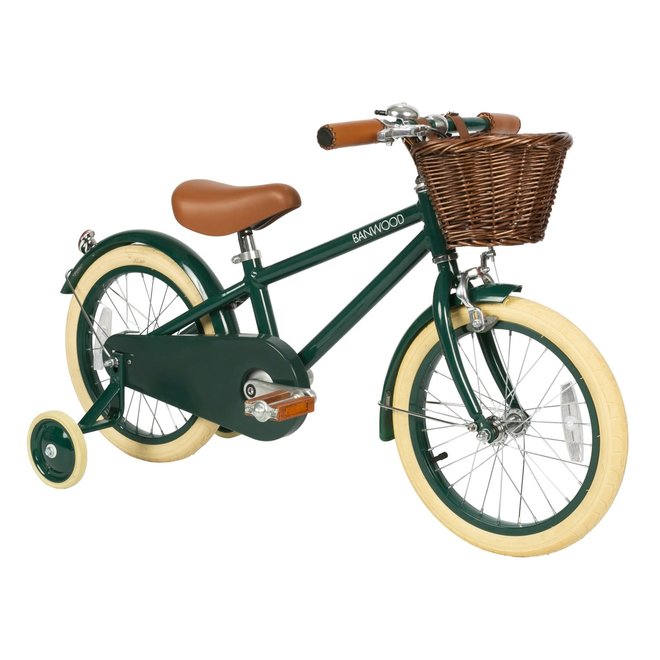 Banwood - Classic Bike Green (incl. zijwielen)