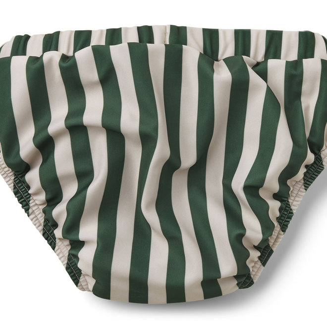 Liewood - Frej Baby swim pants - Garden green stripe