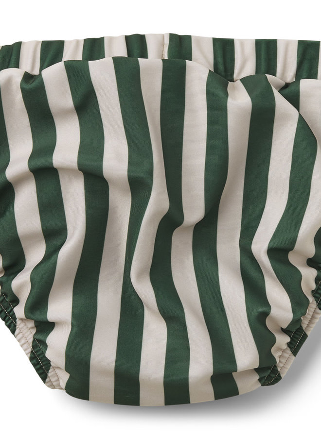 Liewood - Frej Baby swim pants - Garden green stripe