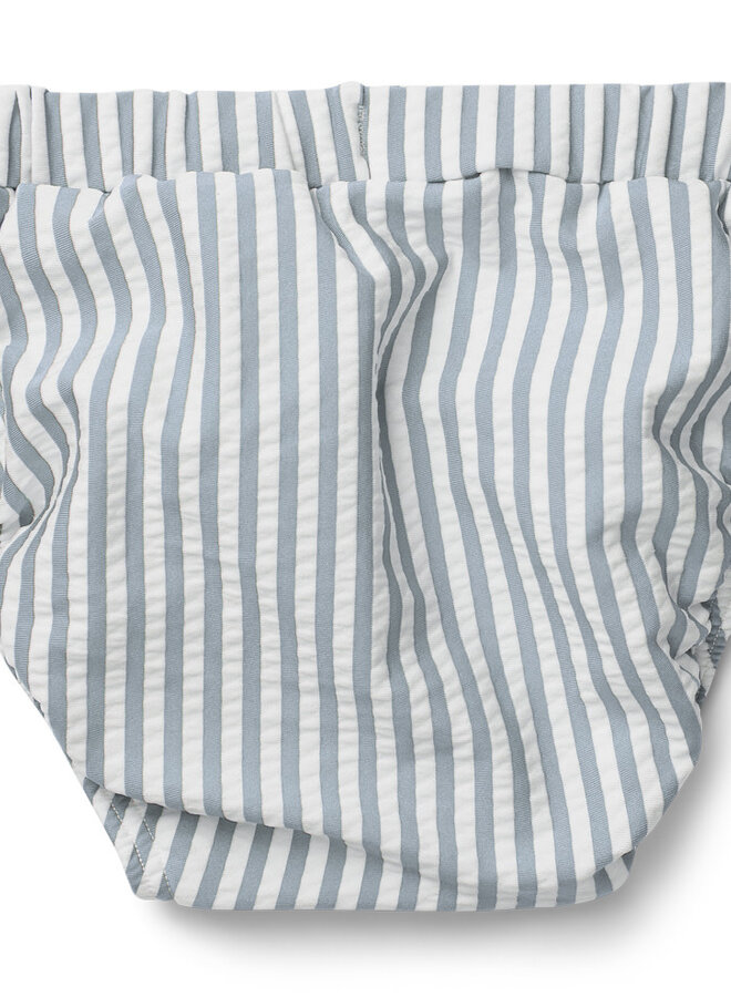 Liewood - Frej Baby swim pants - Sea Blue stripe
