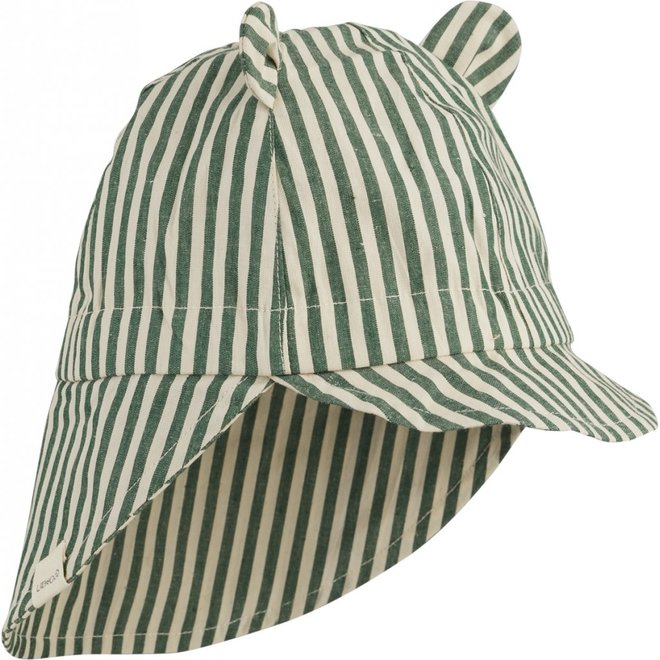 Liewood - Gorm sun hat - Garden green/sandy